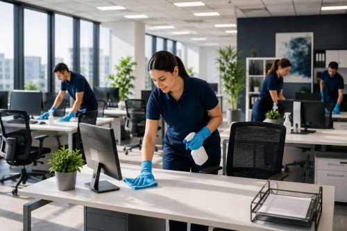 Ofislerde Düzenli Temizlik Çalışan Verimliliğini Artırıyor